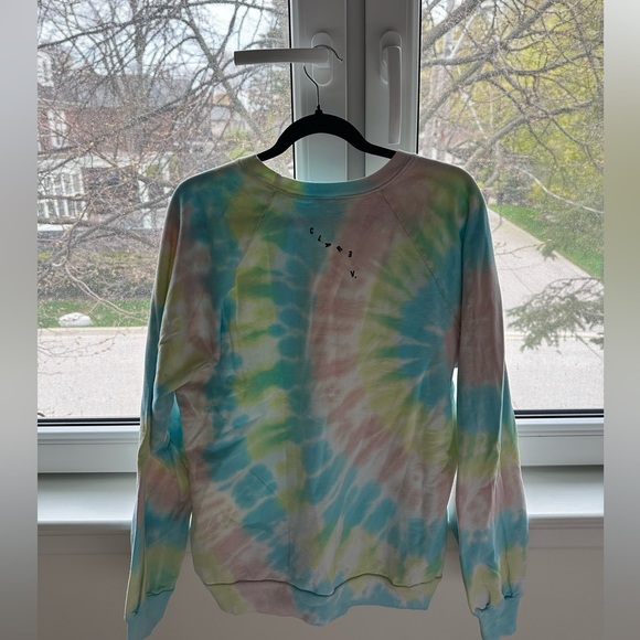 Clare V Tie Dye Sweatshirt Size Large - Picture 4 of 4